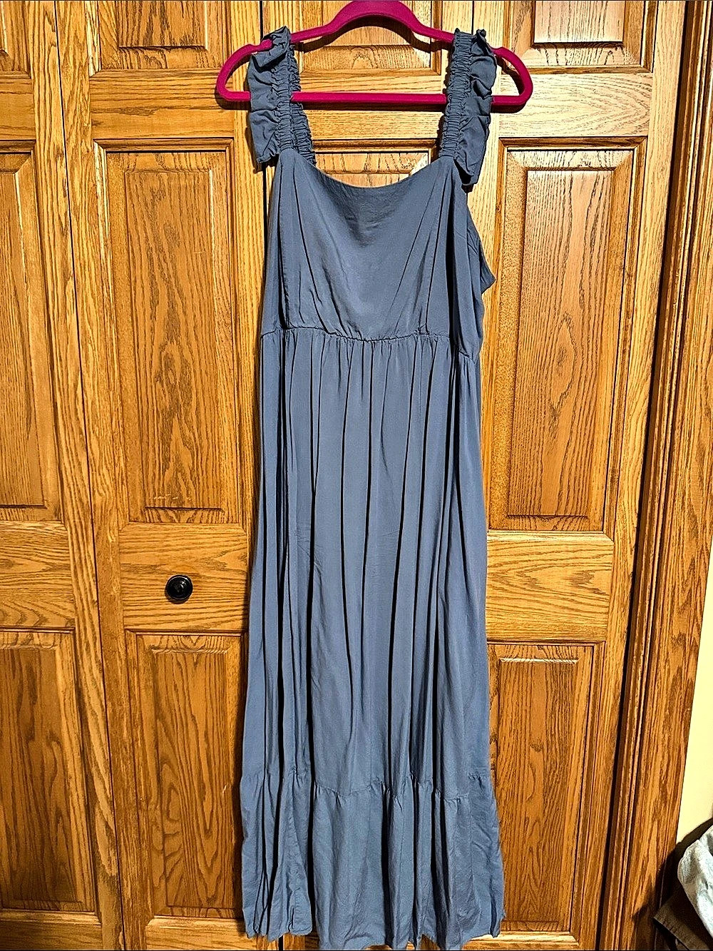 Torrid Tiered Maxi Dress Blue Size 3